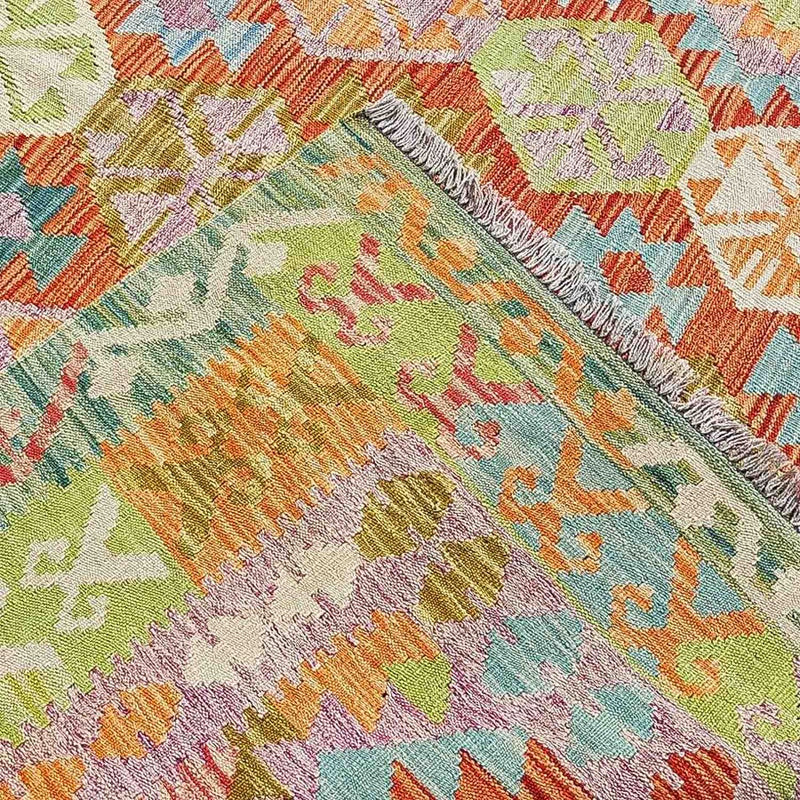 Alfombra Kelim - Splash - 300 x 206 cm - multicolor