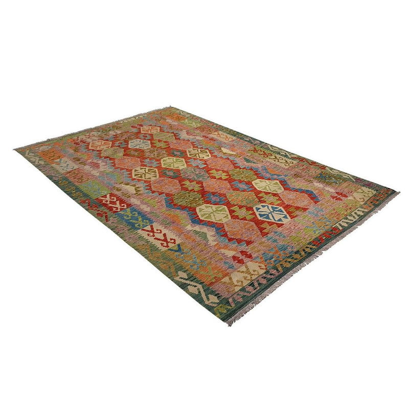 Alfombra Kelim - Splash - 300 x 206 cm - multicolor