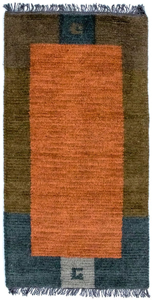 Alfombra de Nepal - 140 x 70 cm - multicolor