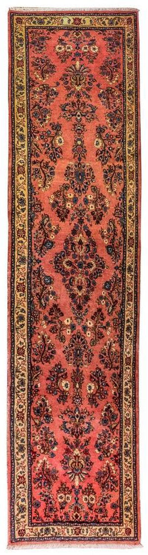 Alfombra de pasillo Alfombra persa - Clásica - 316 x 75 cm - rojo