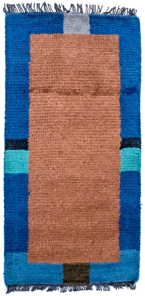 Alfombra de Nepal - 140 x 70 cm - multicolor