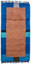 Alfombra de Nepal - 140 x 70 cm - multicolor