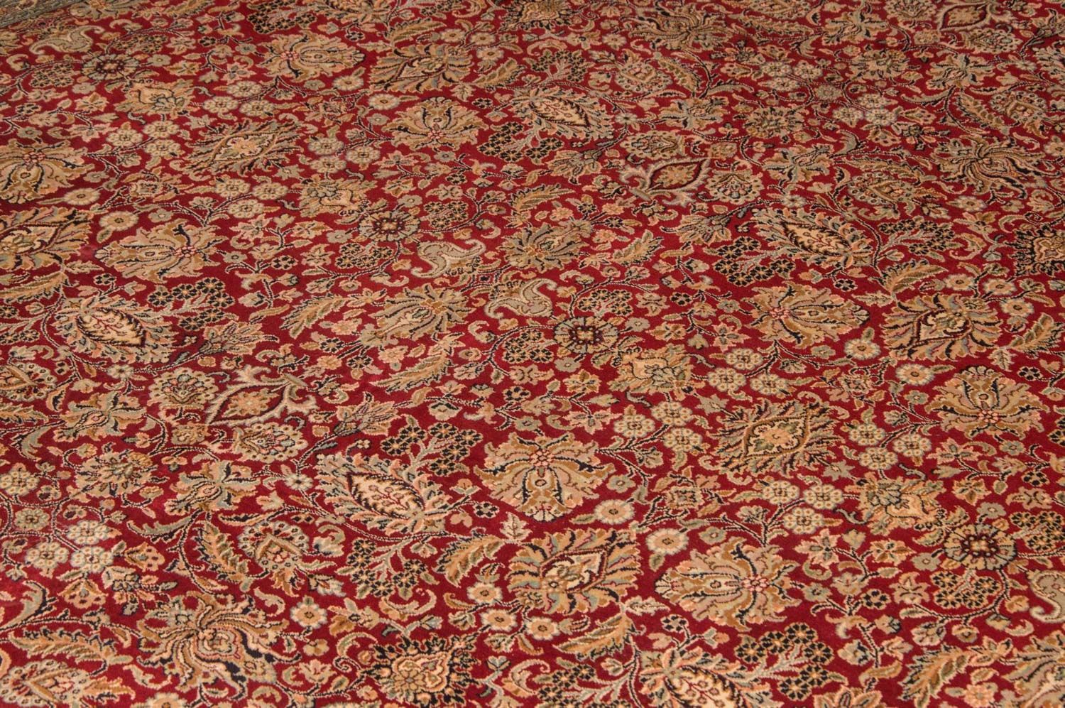 Alfombra de seda - Seda de Cachemira - 311 x 211 cm - rojo
