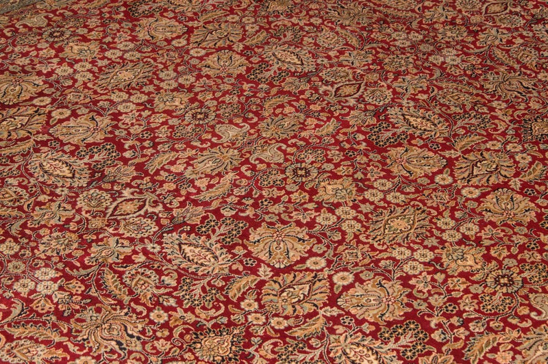 Alfombra de seda - Seda de Cachemira - 311 x 211 cm - rojo