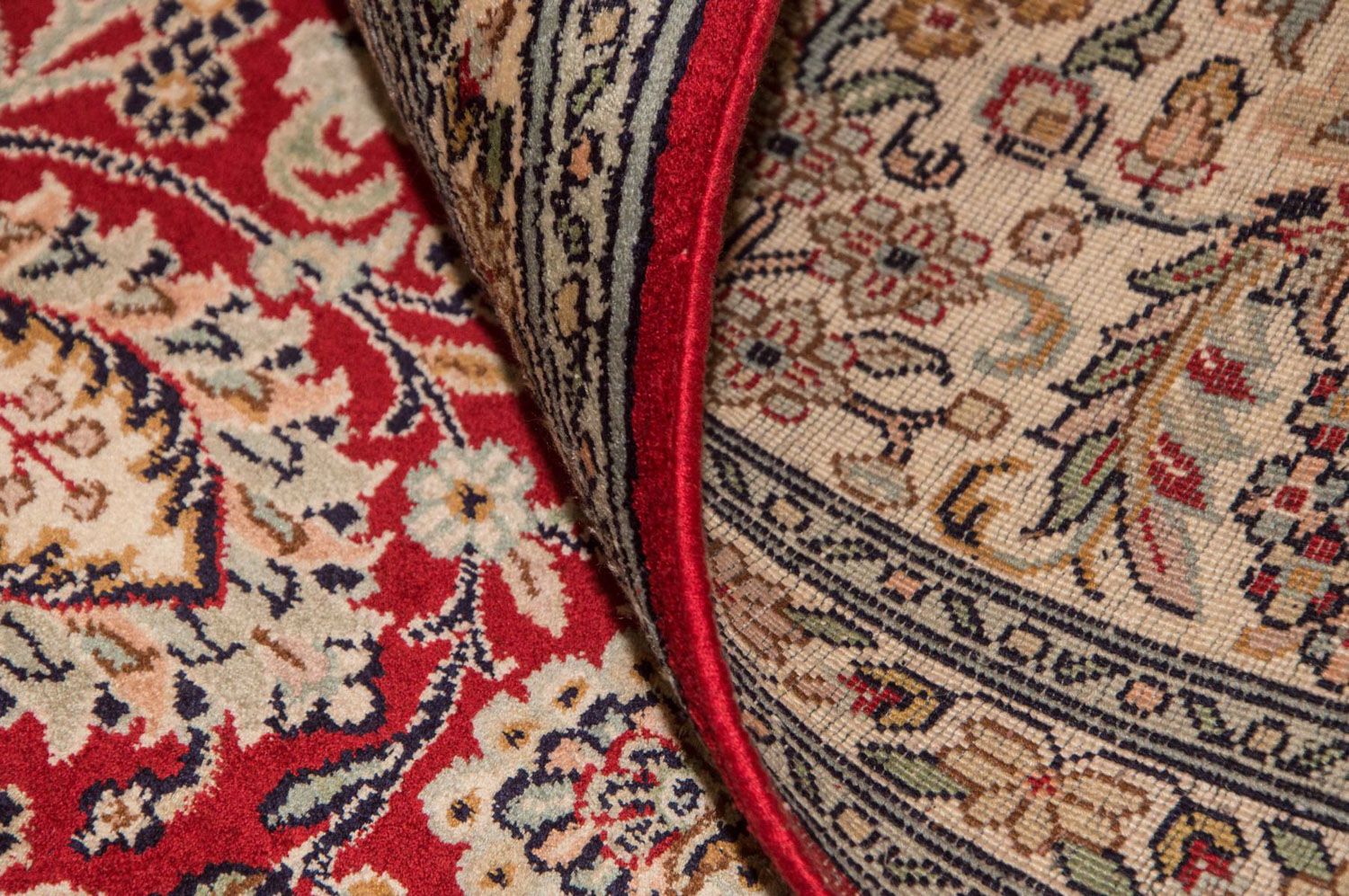 Alfombra de seda - Seda de Cachemira - 311 x 211 cm - rojo