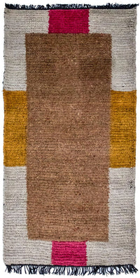 Alfombra de Nepal - 140 x 70 cm - multicolor