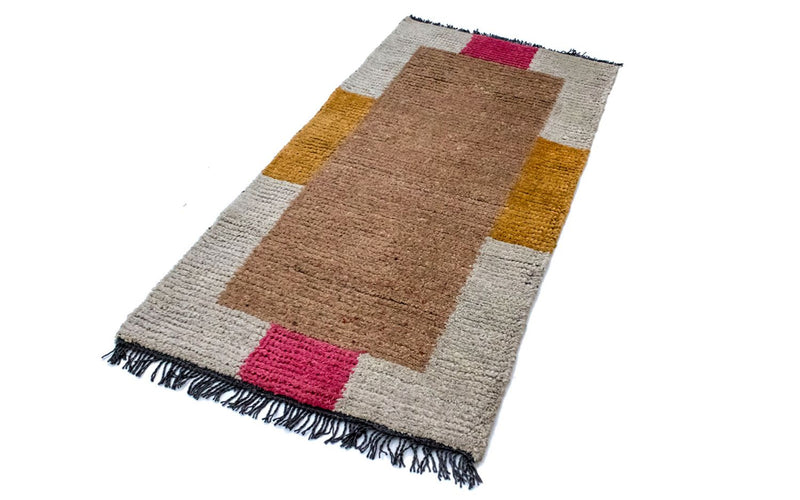 Alfombra de Nepal - 140 x 70 cm - multicolor