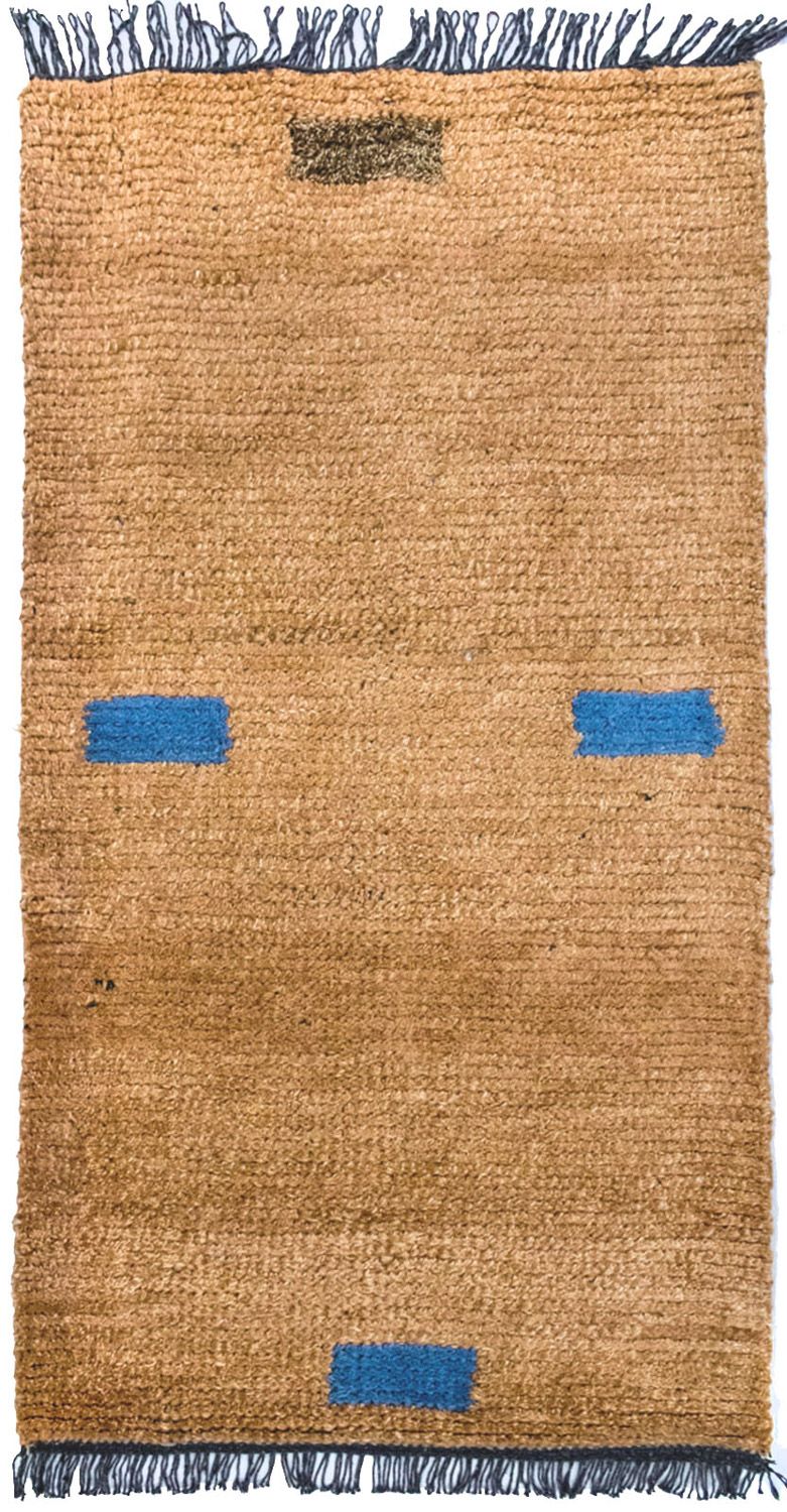 Alfombra de Nepal - 140 x 70 cm - marrón