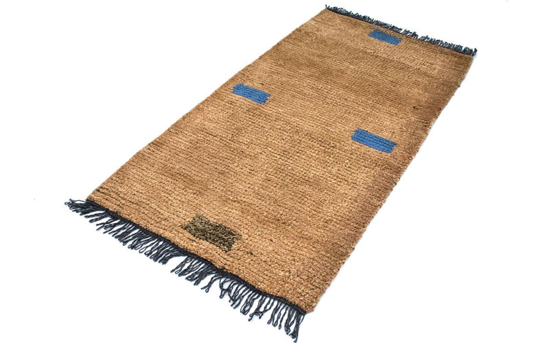 Alfombra de Nepal - 140 x 70 cm - marrón