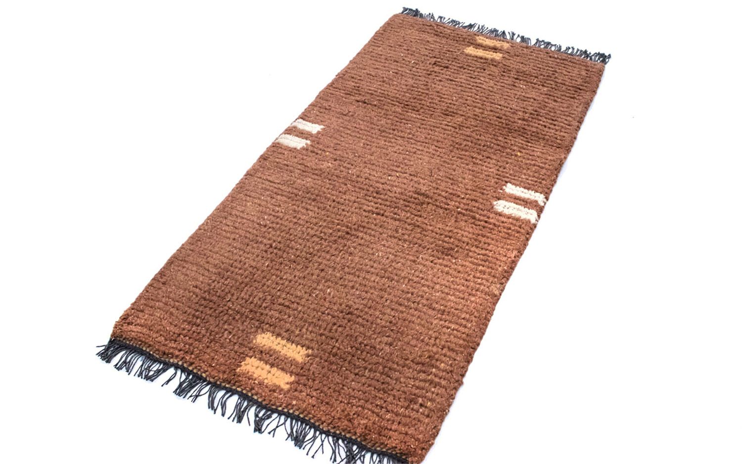 Alfombra de Nepal - 140 x 70 cm - marrón