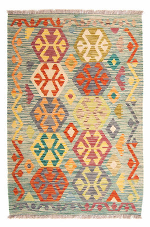 Alfombra Kelim - Splash - 154 x 102 cm - multicolor