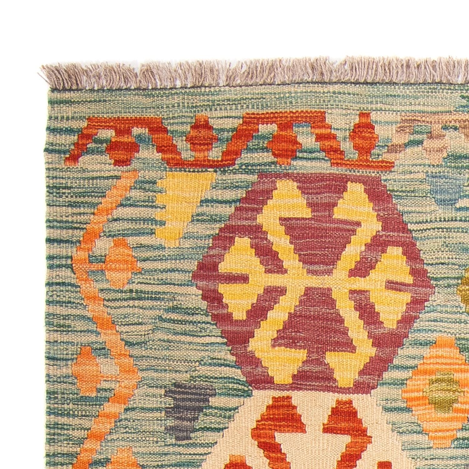 Alfombra Kelim - Splash - 154 x 102 cm - multicolor