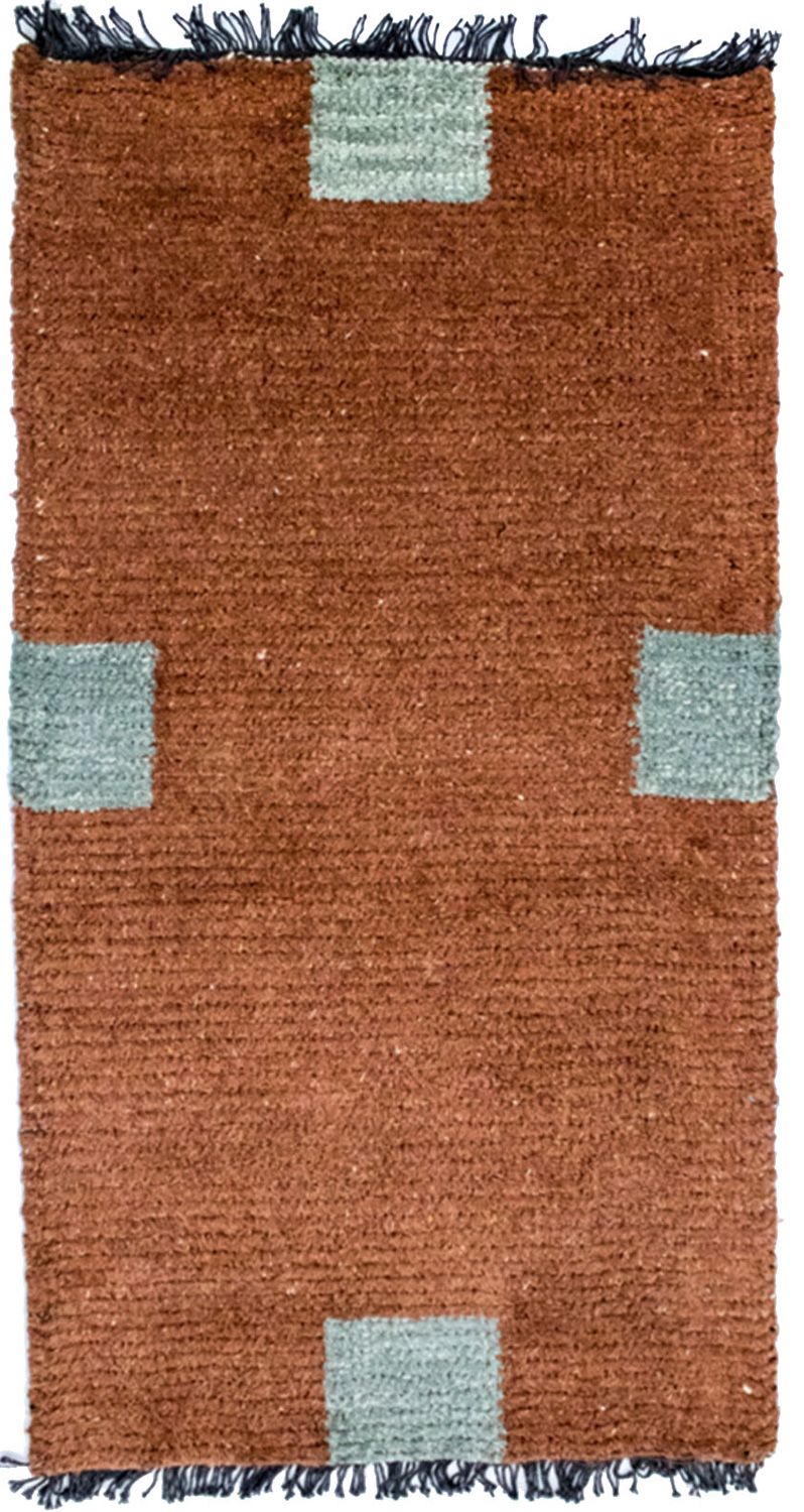 Alfombra de Nepal - 140 x 70 cm - marrón