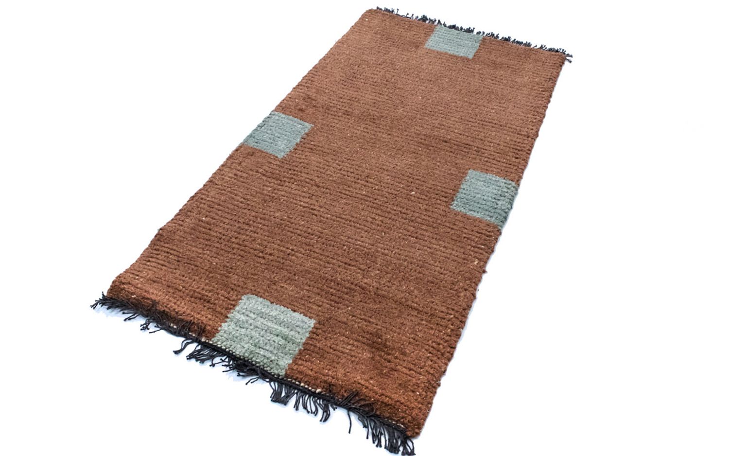 Alfombra de Nepal - 140 x 70 cm - marrón