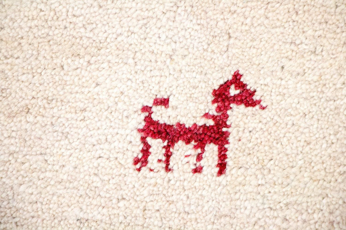 Alfombra Gabbeh - Indus - 240 x 170 cm - beige