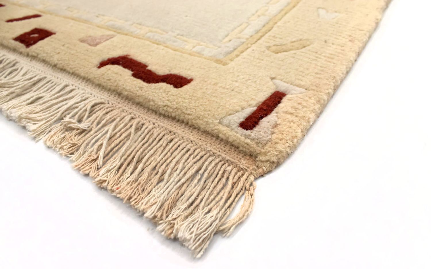 Alfombra de Nepal - 140 x 70 cm - beige