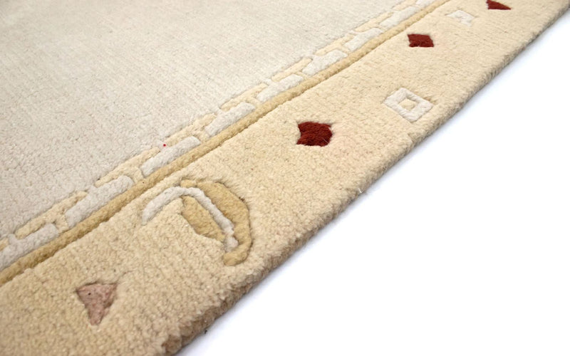Alfombra de Nepal - 140 x 70 cm - beige