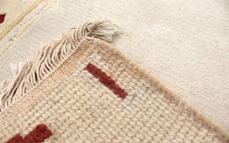 Alfombra de Nepal - 140 x 70 cm - beige