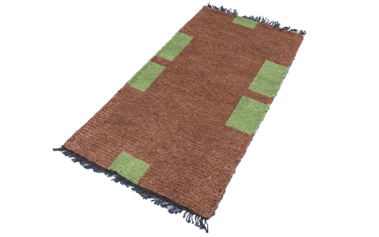 Alfombra de Nepal - 140 x 70 cm - marrón