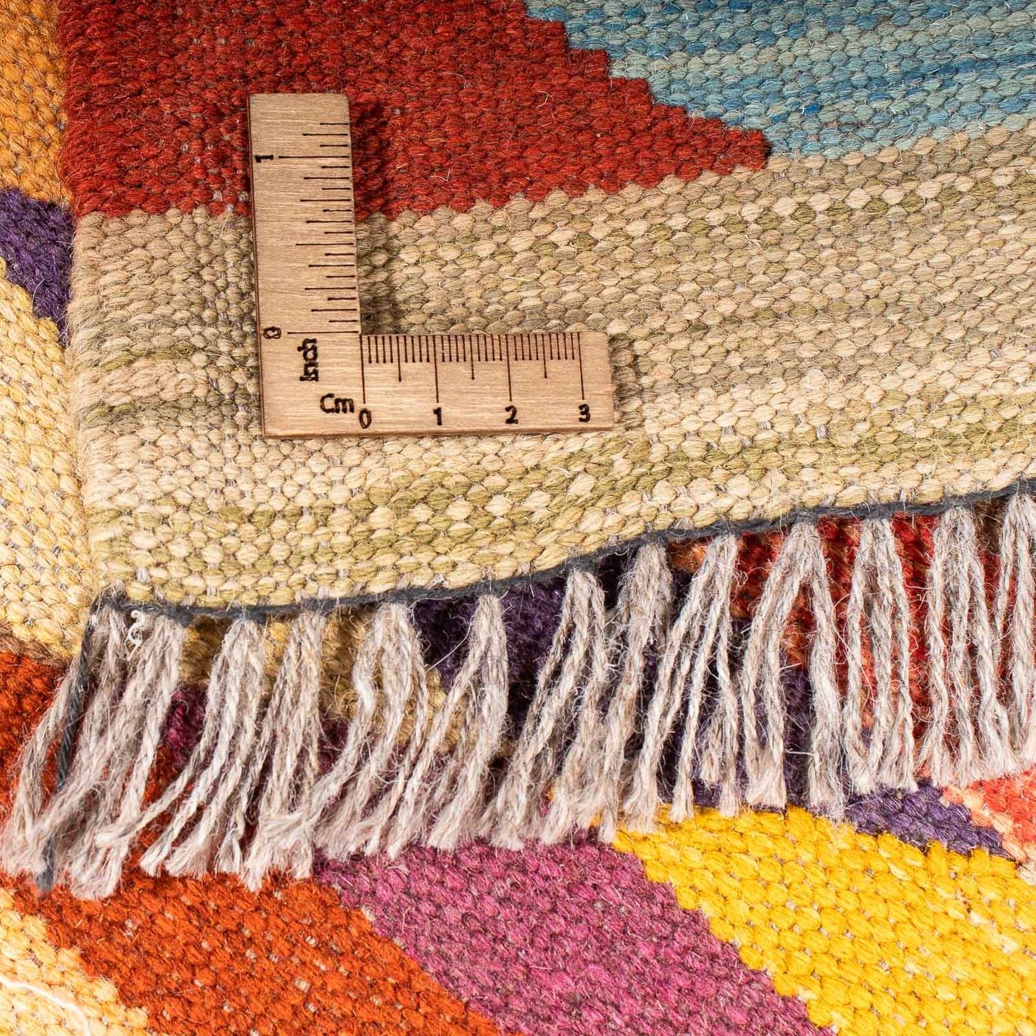 Alfombra Kelim - Tendencia - 215 x 166 cm - multicolor