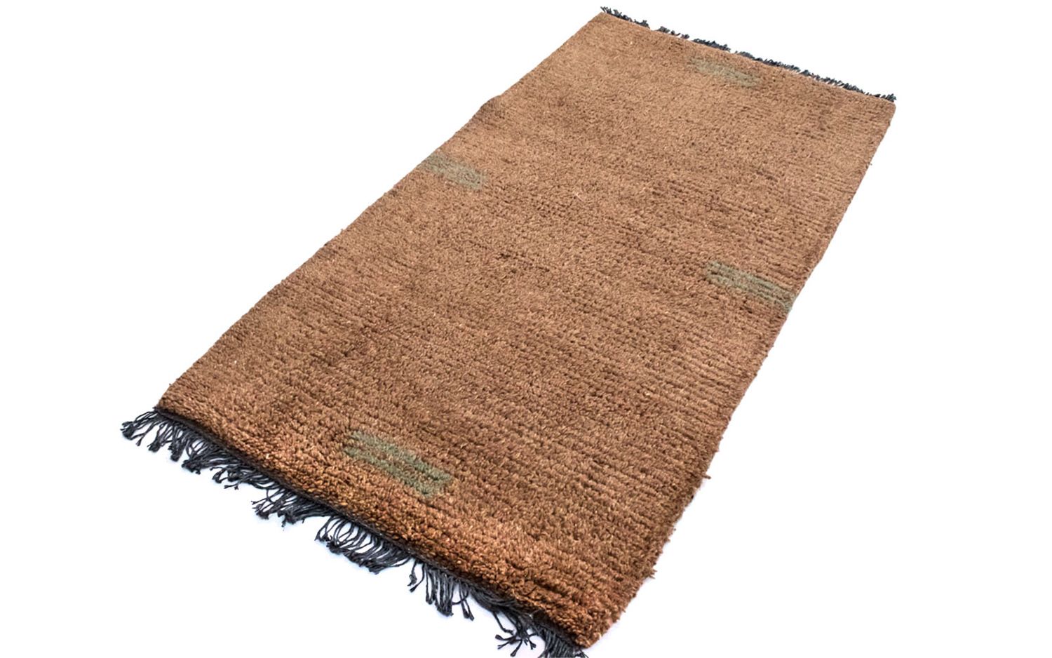 Alfombra de Nepal - 140 x 70 cm - marrón