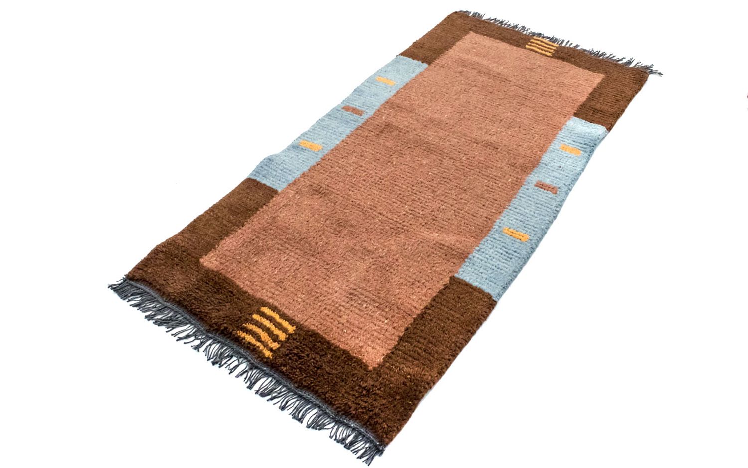 Alfombra de Nepal - 140 x 70 cm - marrón