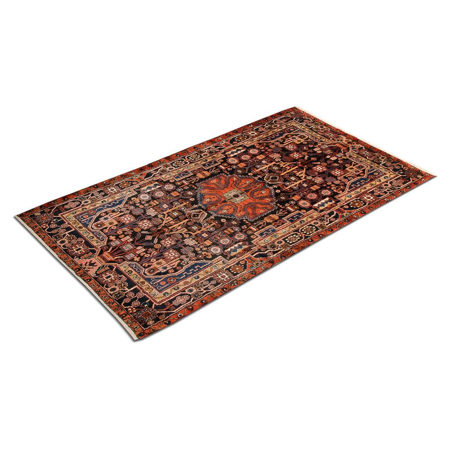Alfombra persa - Nómada - 318 x 157 cm - azul oscuro
