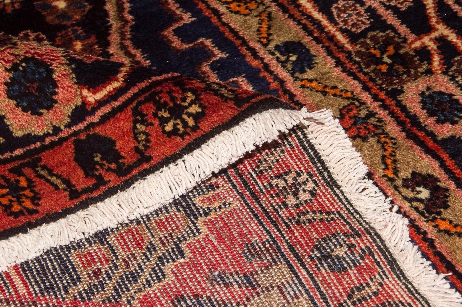 Alfombra persa - Nómada - 318 x 157 cm - azul oscuro