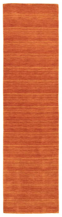 Alfombra de pasillo Alfombra de lana - 295 x 75 cm - naranja