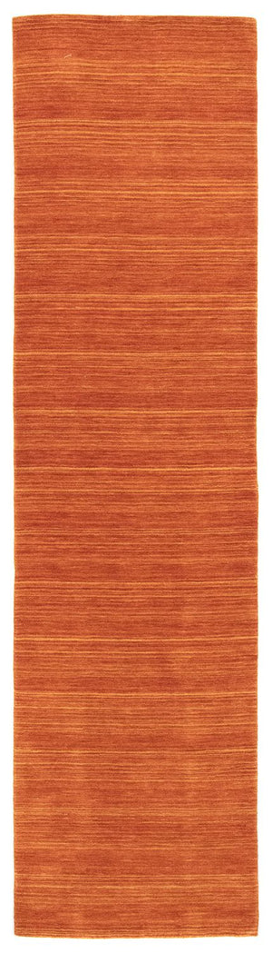 Alfombra de pasillo Alfombra de lana - 295 x 75 cm - naranja