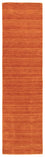 Alfombra de pasillo Alfombra de lana - 295 x 75 cm - naranja