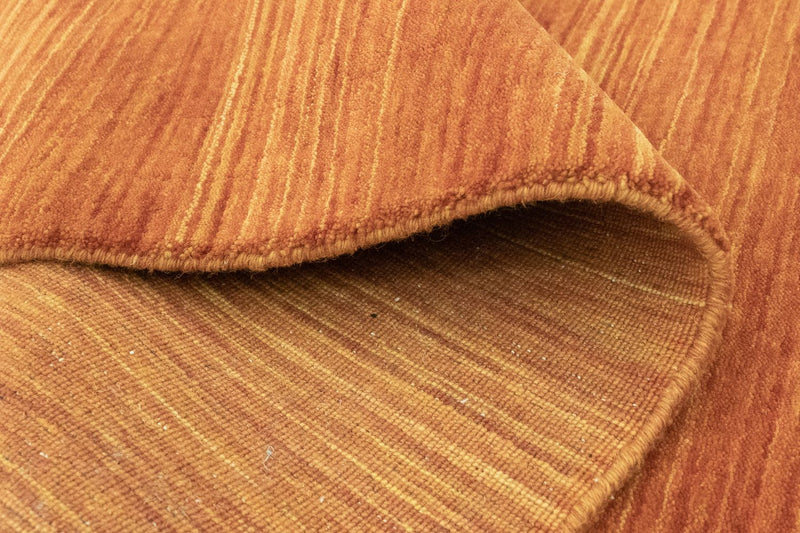 Alfombra de pasillo Alfombra de lana - 295 x 75 cm - naranja