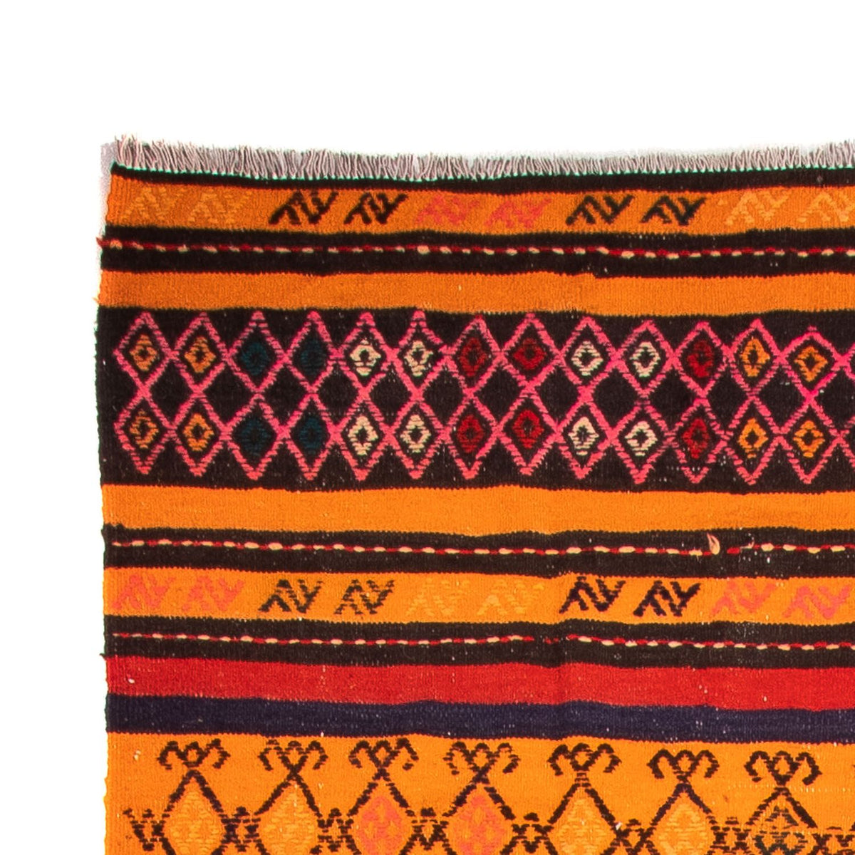 Alfombra Kelim - Antigua - 220 x 150 cm - multicolor