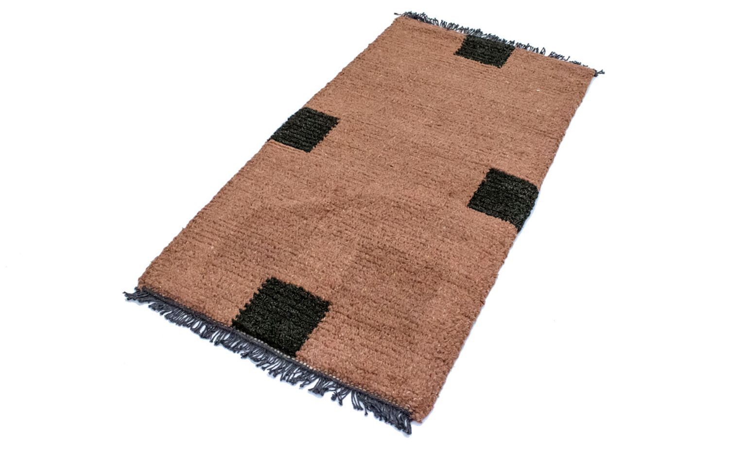 Alfombra de Nepal - 140 x 70 cm - marrón