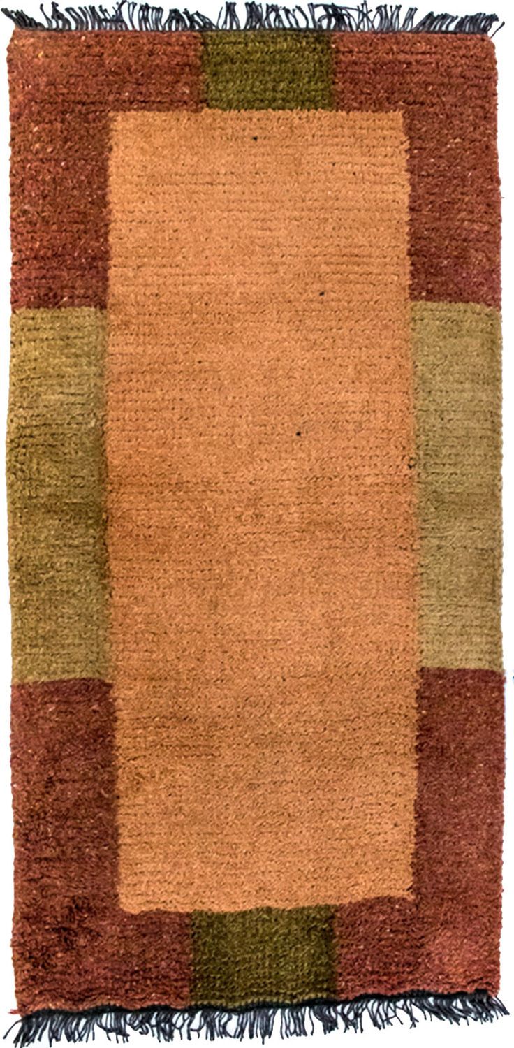 Alfombra de Nepal - 140 x 70 cm - naranja