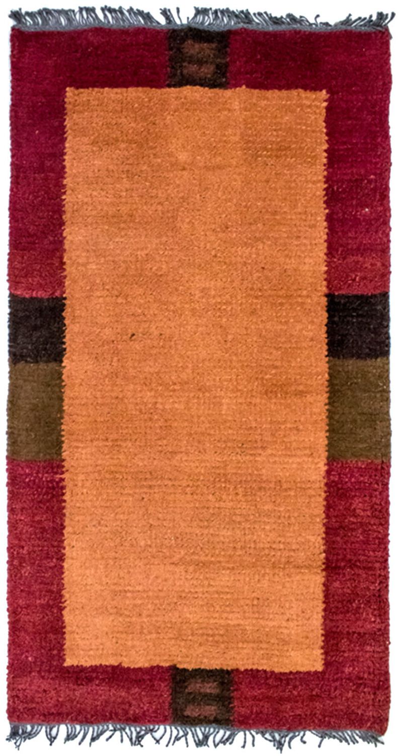 Alfombra de Nepal - 140 x 70 cm - naranja
