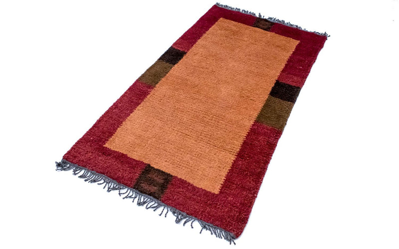 Alfombra de Nepal - 140 x 70 cm - naranja