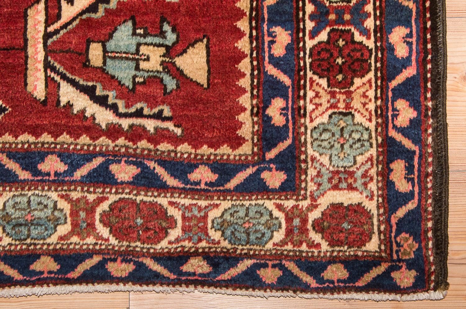 Alfombra de pasillo Alfombra persa - Nómada - 329 x 138 cm - rojo