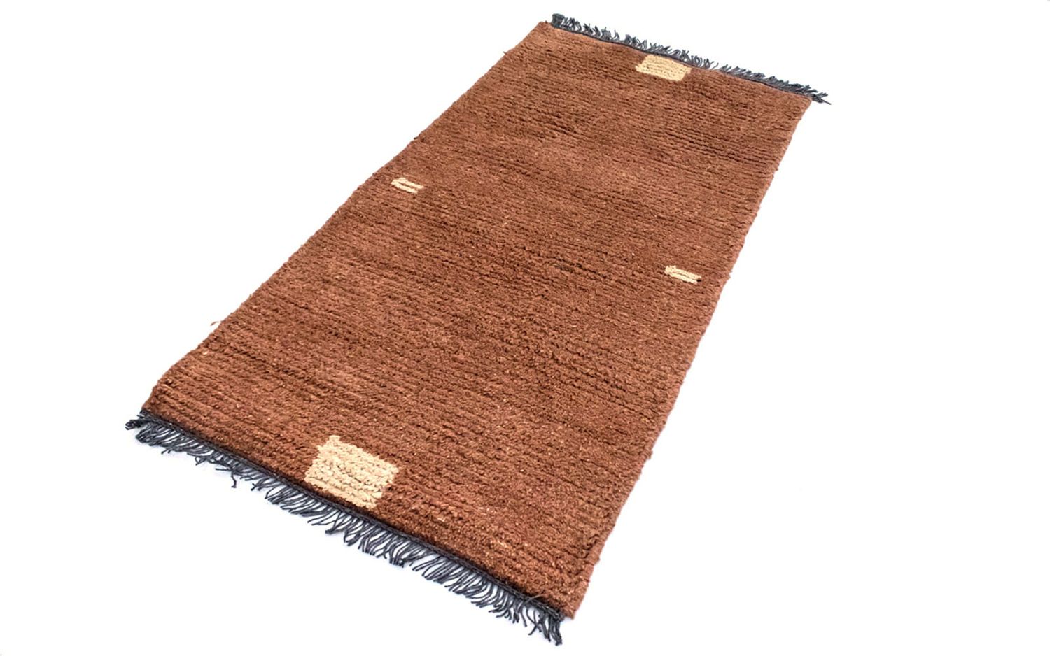 Alfombra de Nepal - 140 x 70 cm - marrón
