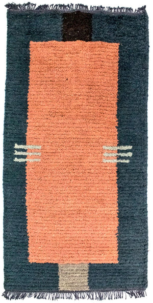Alfombra de Nepal - 140 x 70 cm - multicolor