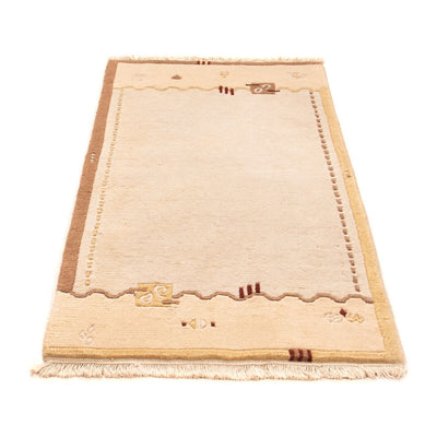 Alfombra de Nepal - 140 x 70 cm - beige