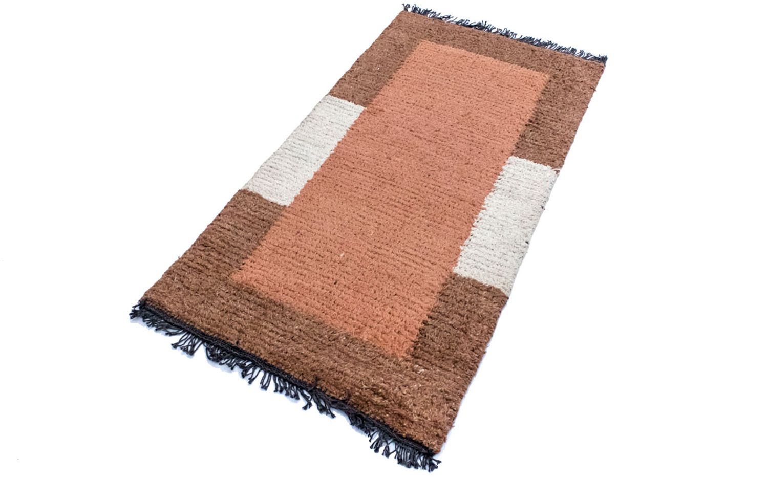 Alfombra de Nepal - 140 x 70 cm - marrón