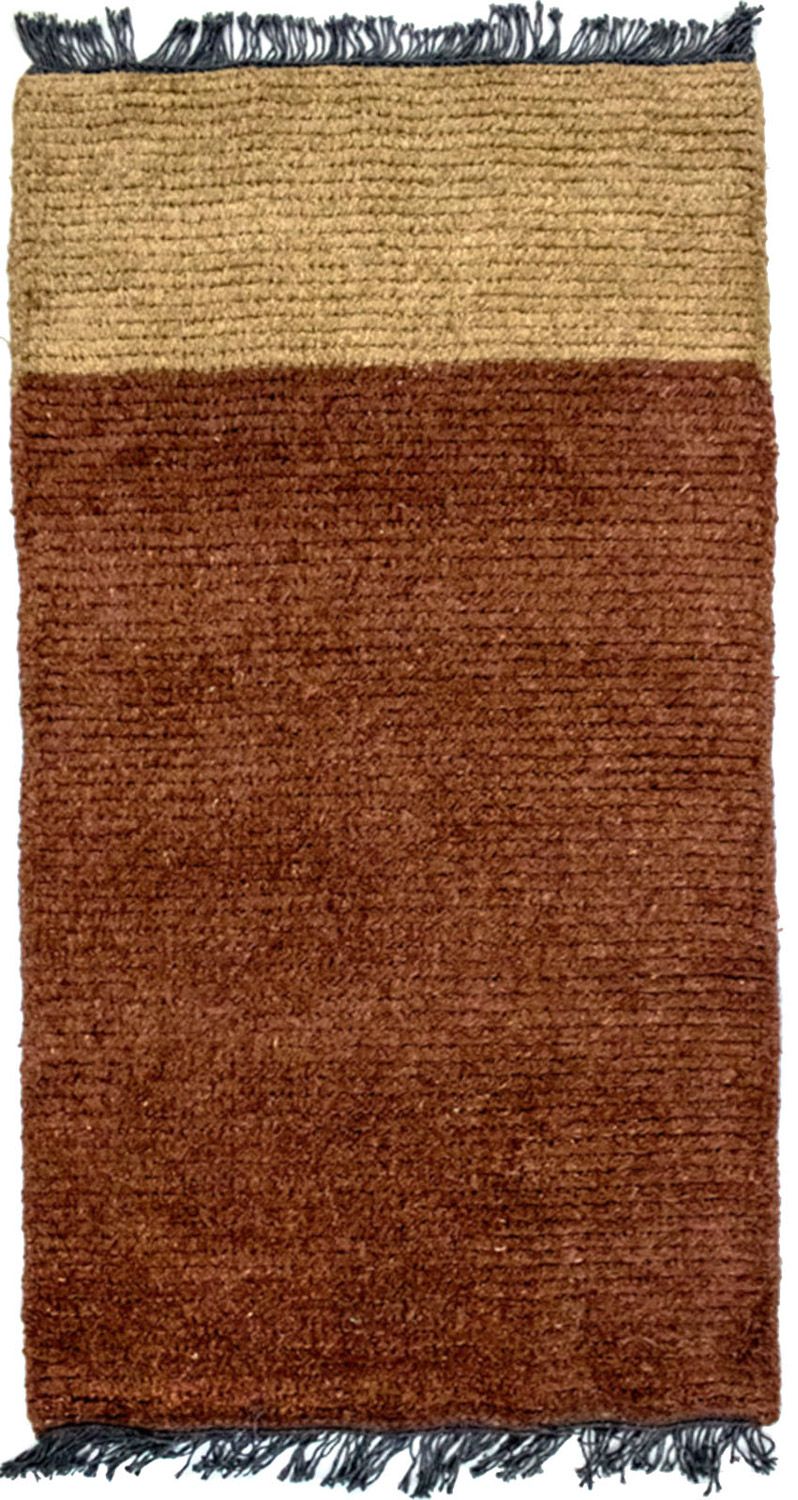 Alfombra de Nepal - 140 x 70 cm - marrón