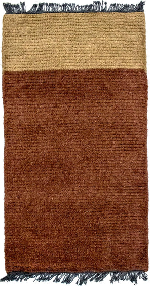 Alfombra de Nepal - 140 x 70 cm - marrón