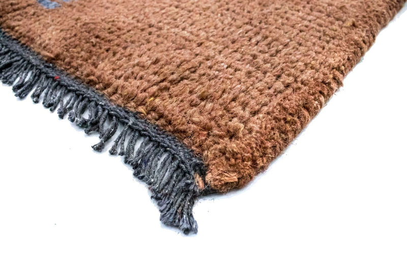 Alfombra de Nepal - 140 x 70 cm - marrón