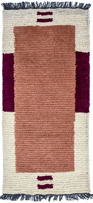 Alfombra de Nepal - 140 x 70 cm - multicolor