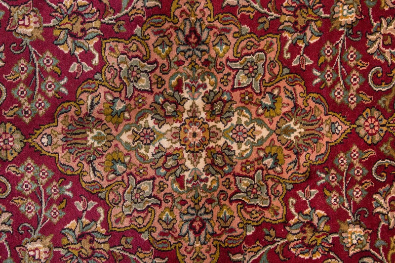 Alfombra de seda - Seda de Cachemira - 218 x 157 cm - rojo
