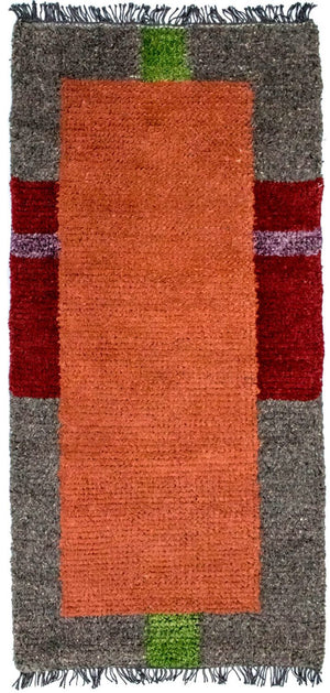Alfombra de Nepal - 140 x 70 cm - multicolor