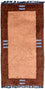 Alfombra de Nepal - 140 x 70 cm - marrón