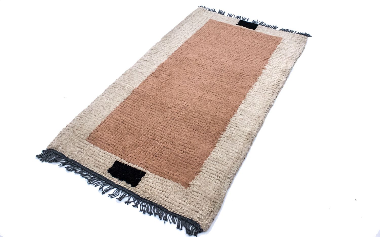 Alfombra de Nepal - 140 x 70 cm - marrón